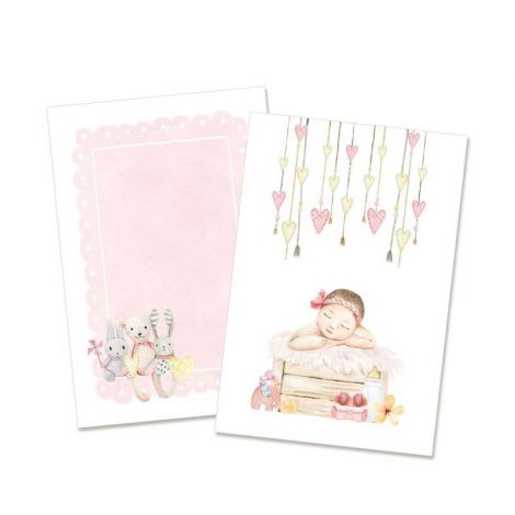 Zestaw kart P13 Baby Joy Dziewczynka, 6x4"